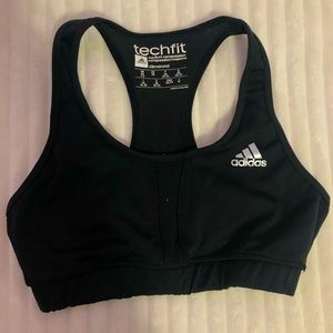 💥2/15$ Black adidas sports bra size xs